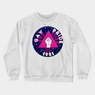 Gay Pride 1981 Vintage Crewneck Sweatshirt